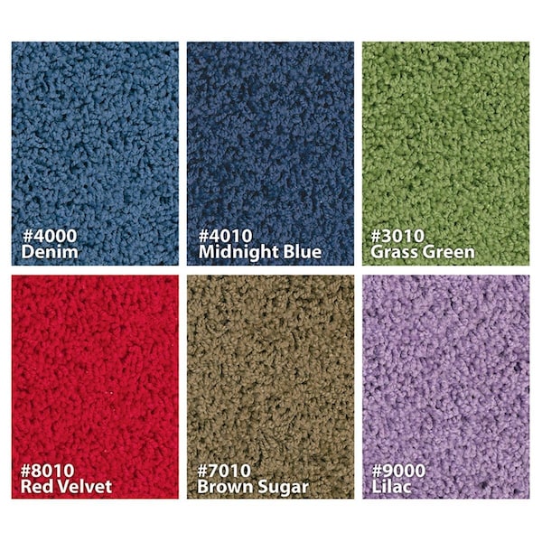 Carpets For Kids 8 ft. 4 in. x 12 ft. Kidply Soft Solid Rectangle Rug - Red Velvet 5112.801 - main